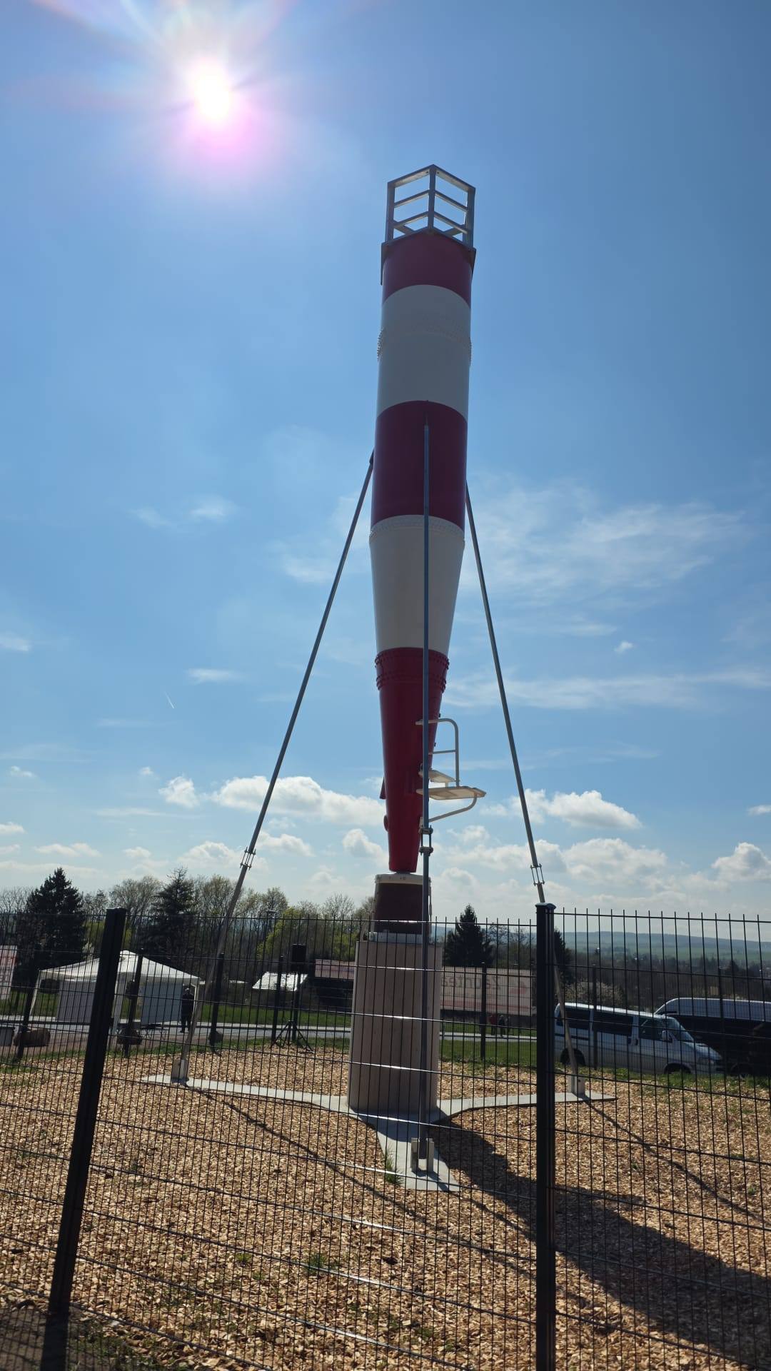 Einweihung des Funkturm-Denkmals