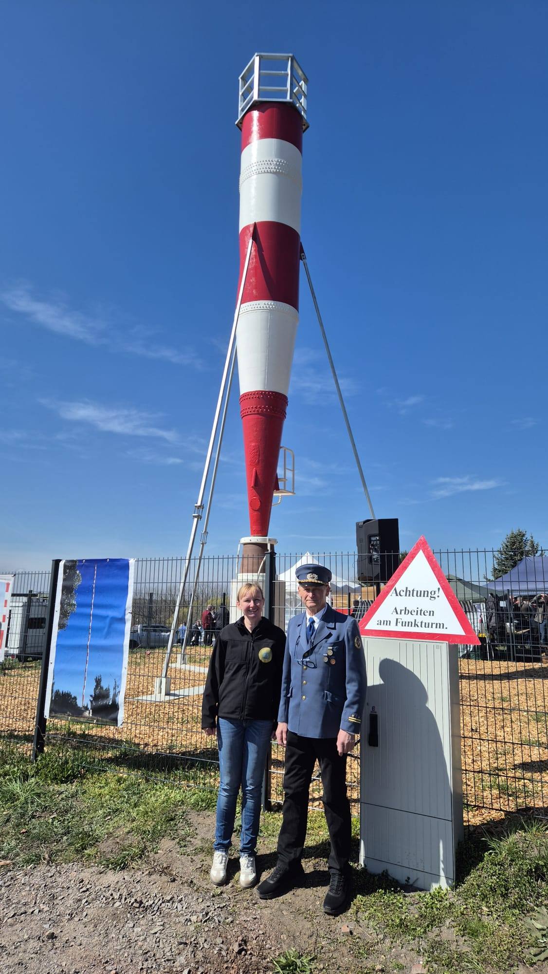 Einweihung des Funkturm-Denkmals